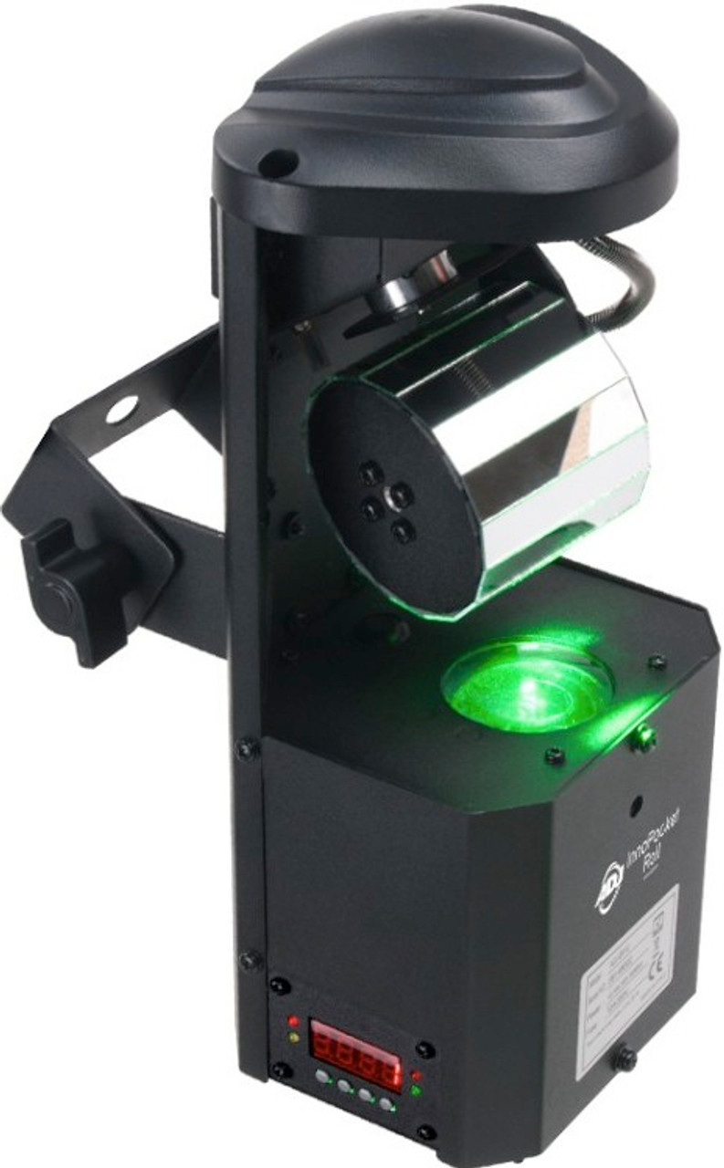 12-Watt LED DMX Barrel Mirrored Scanner