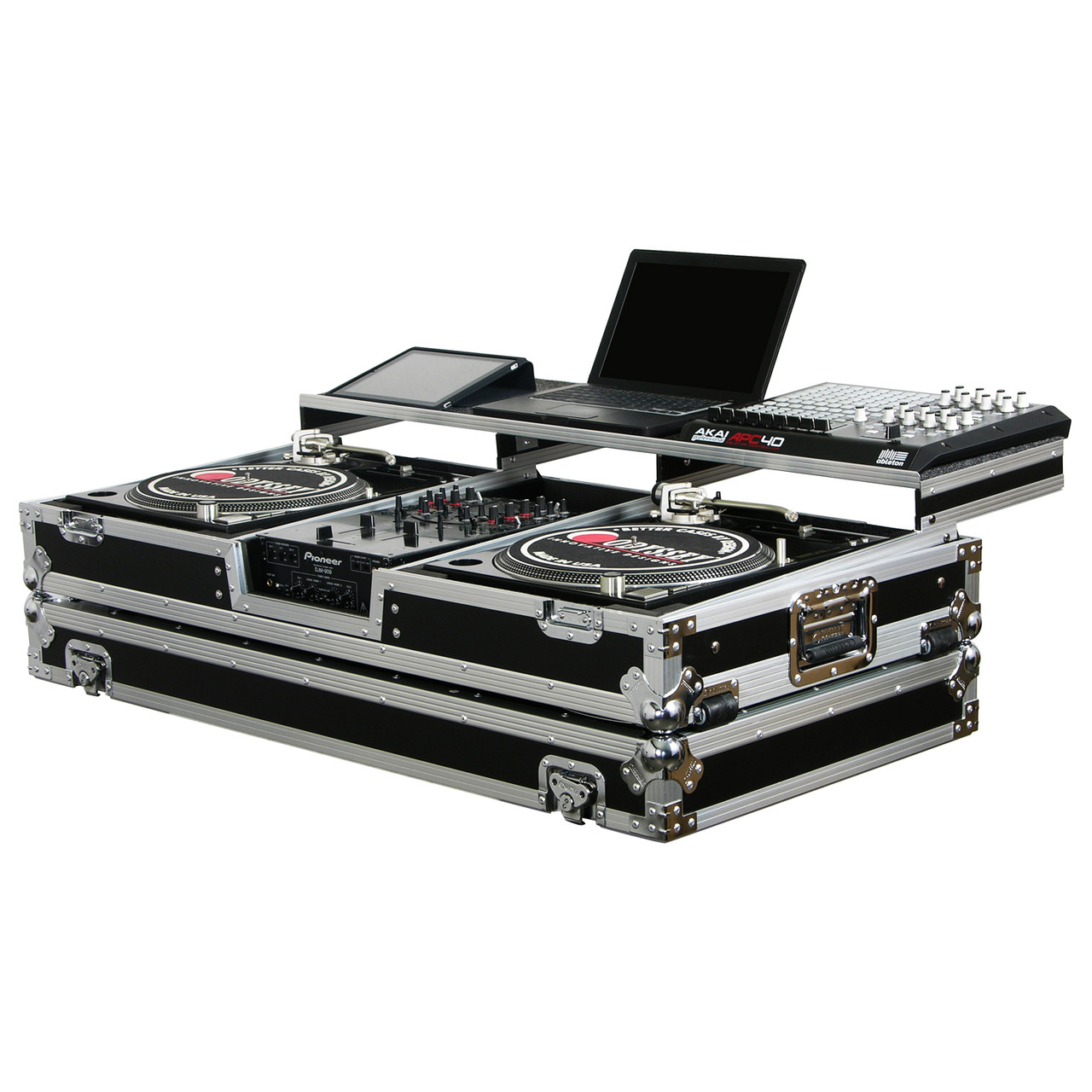 Dj Turntable Odyssey FZGSLBM10WRBL Black Low Profile 10