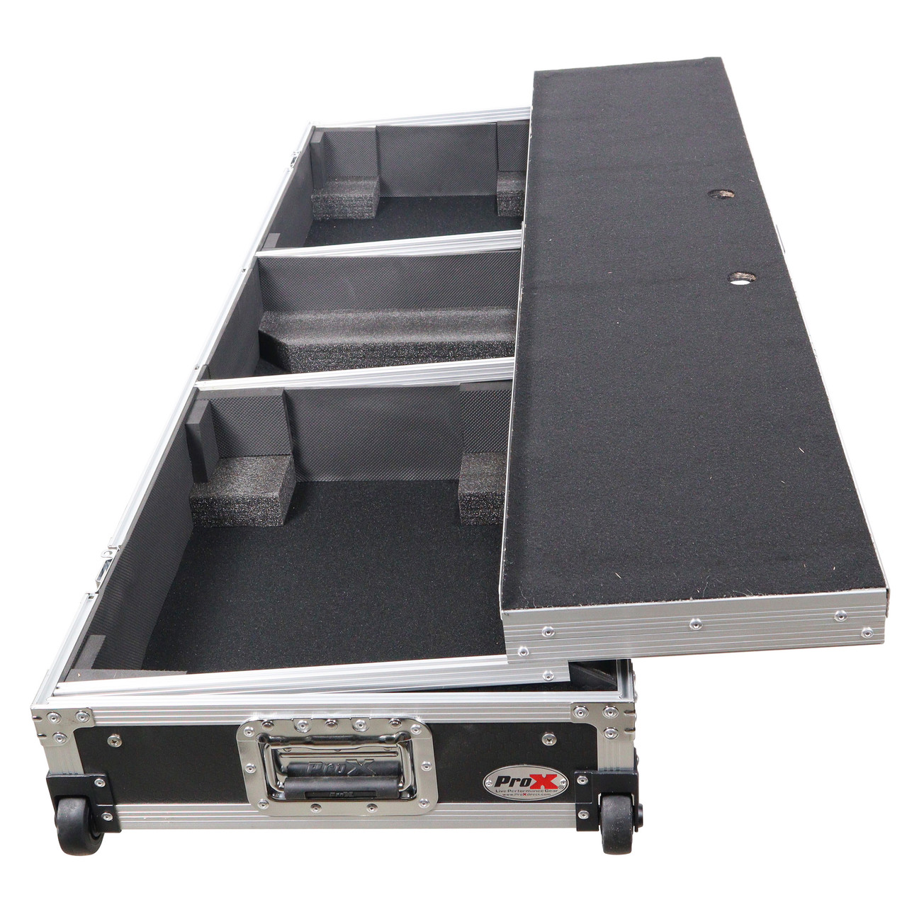 DJ Coffin Flight Case for (2) 1200 Style Turntables 10-inch 12