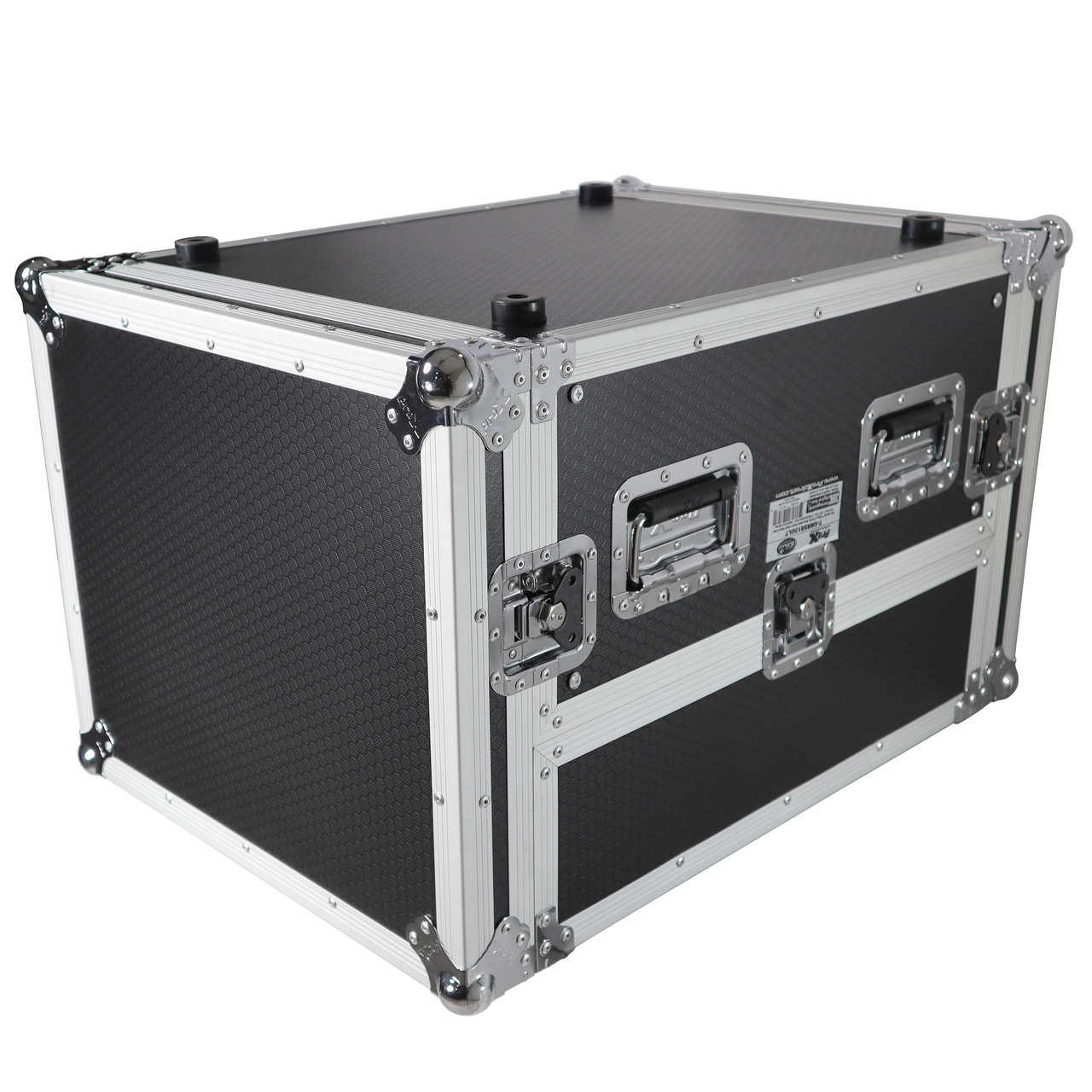13U Top Mixer 6U Front Rack Combo Flight Case with Sliding Laptop