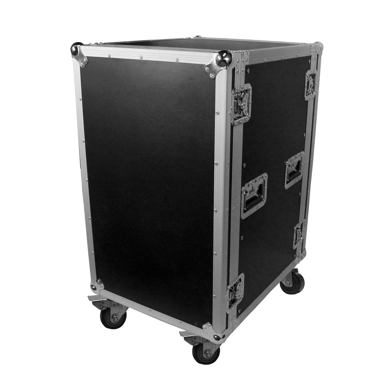 ProX 18U Space Amp Rack Mount ATA Flight Case 19 Inch Depth W-Casters