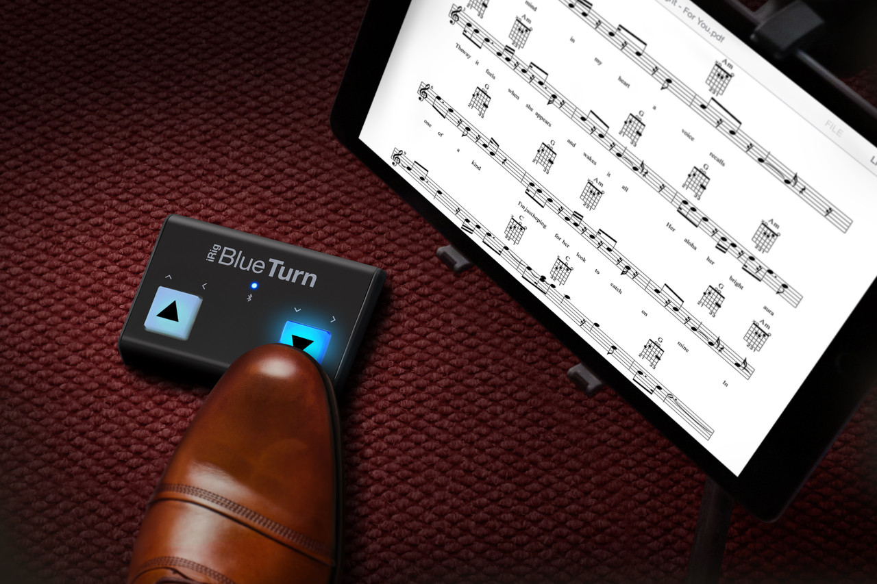 ✴︎室内のみ・完動品✴︎iRig BlueTurn Bluetoothフット・ペダル iRig BlueTurn | Wireless Page Turner for iPhone/iPad and Mac