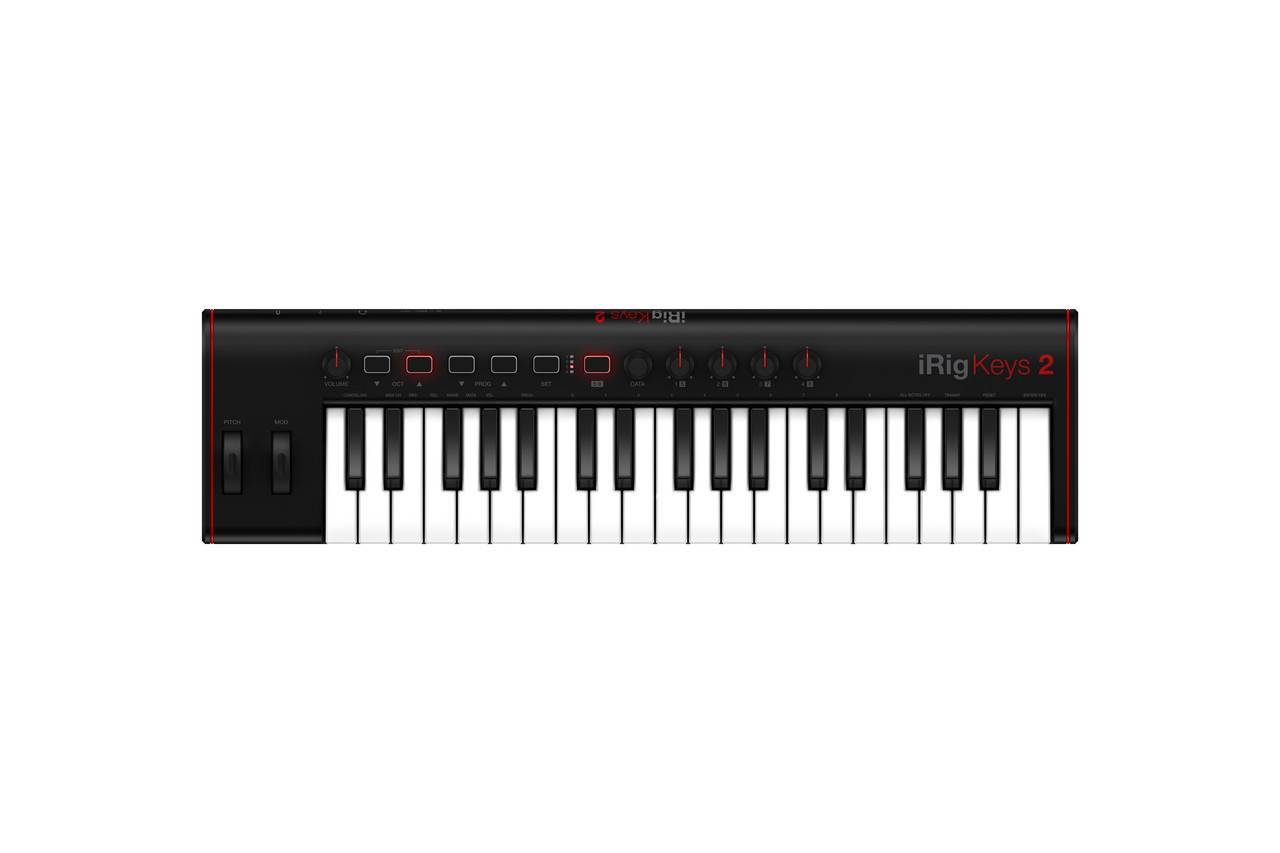 iRig Keys 2 MIDIキーボード iRig Keys 2 | Compact 37-Key MIDI Controller