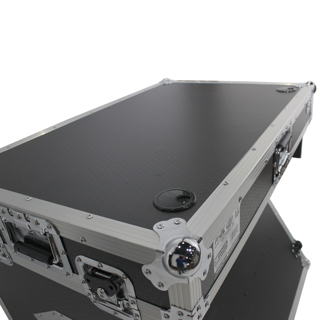 ProX Z-Table Jr Folding DJ Table Mobile Workstation Flight Case