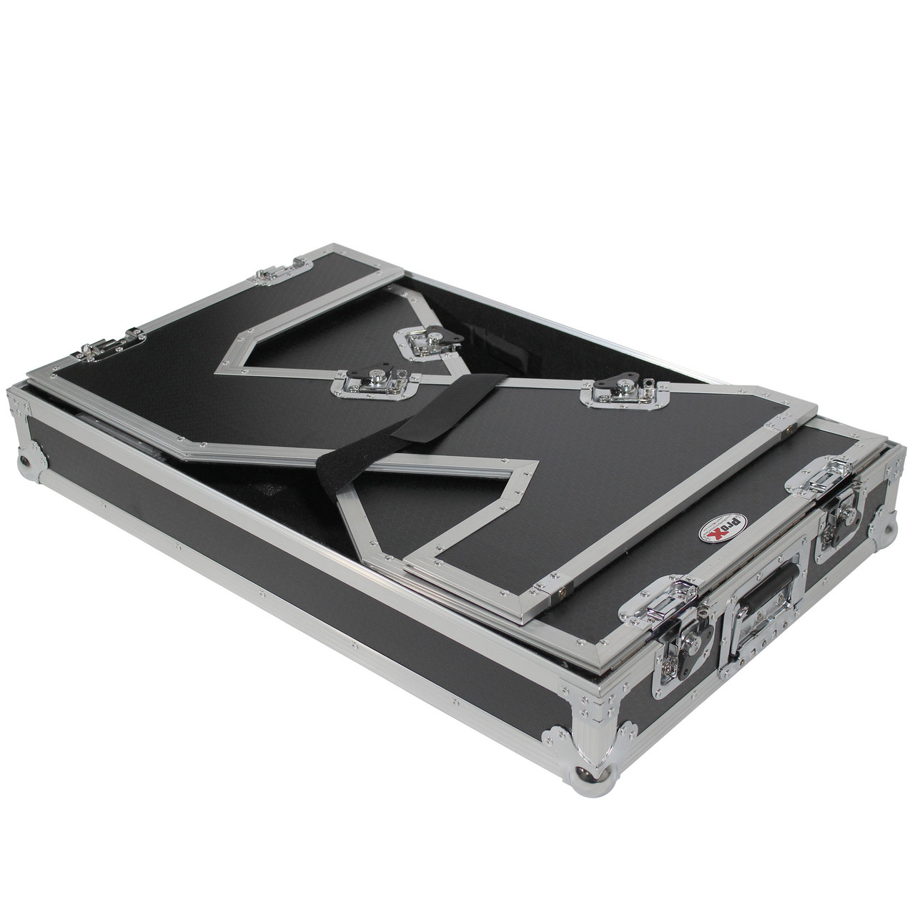 ProX Z-Table Jr Folding DJ Table Mobile Workstation Flight Case