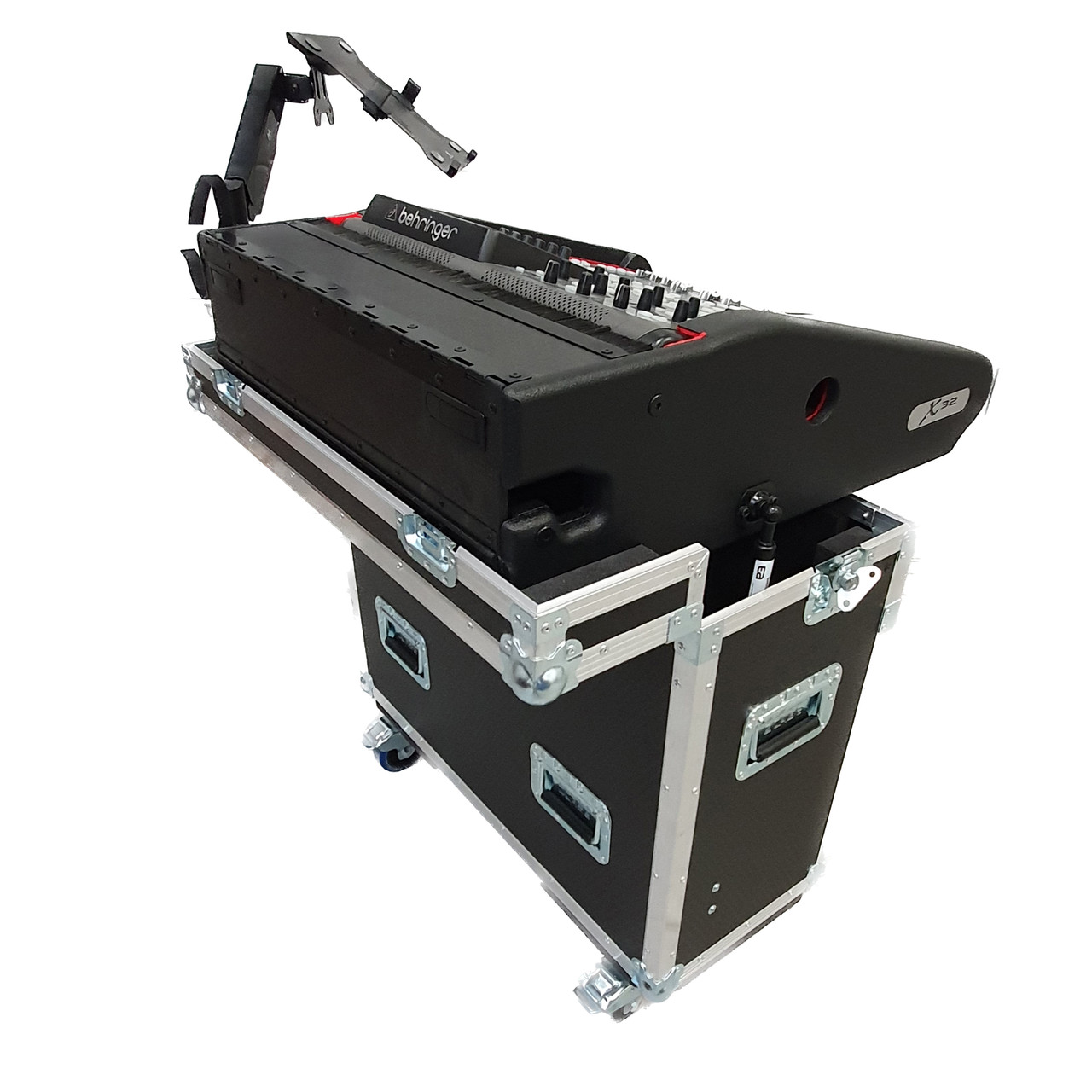 ProX Flip-Ready Easy Retracting Hydraulic Lift Case for Behringer