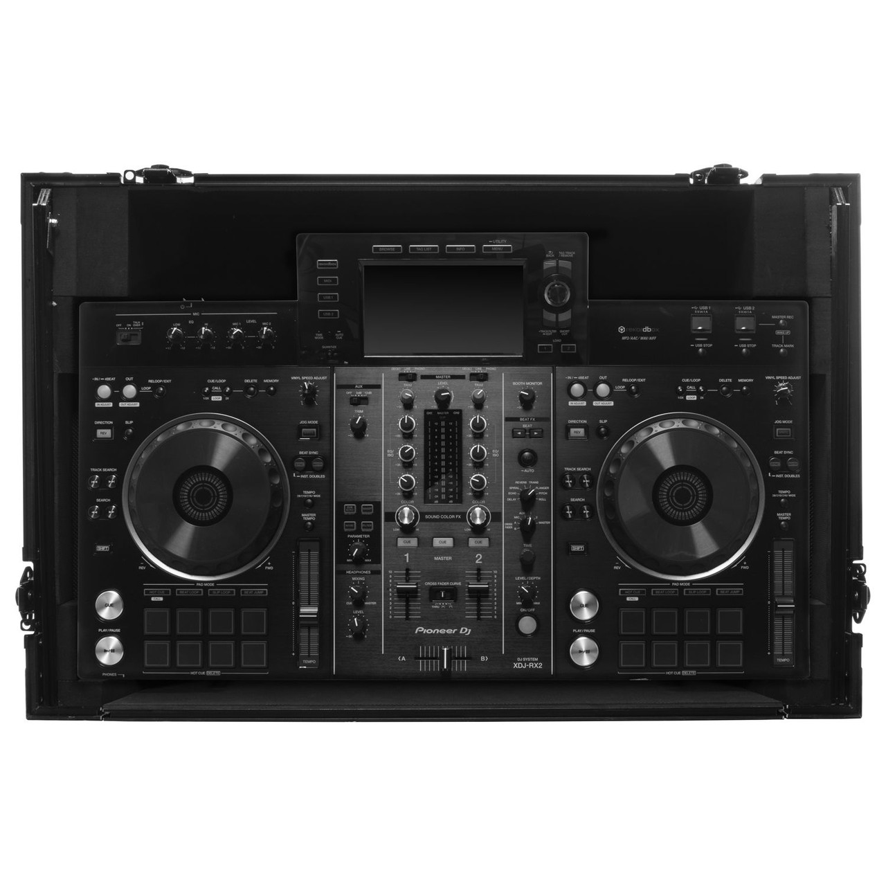 Odyssey Pioneer XDJ-RX3 / XDJ-RX2 Industrial Board Glide Style 2U Case