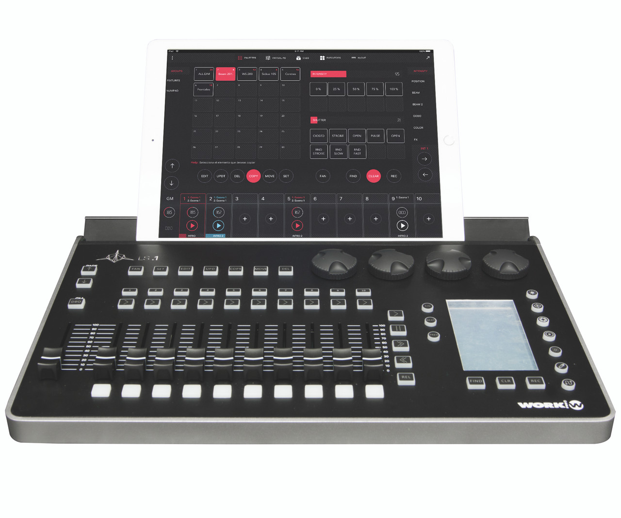 Black lighting board L S セット 1/fspace LS 1 | Lighting Controller