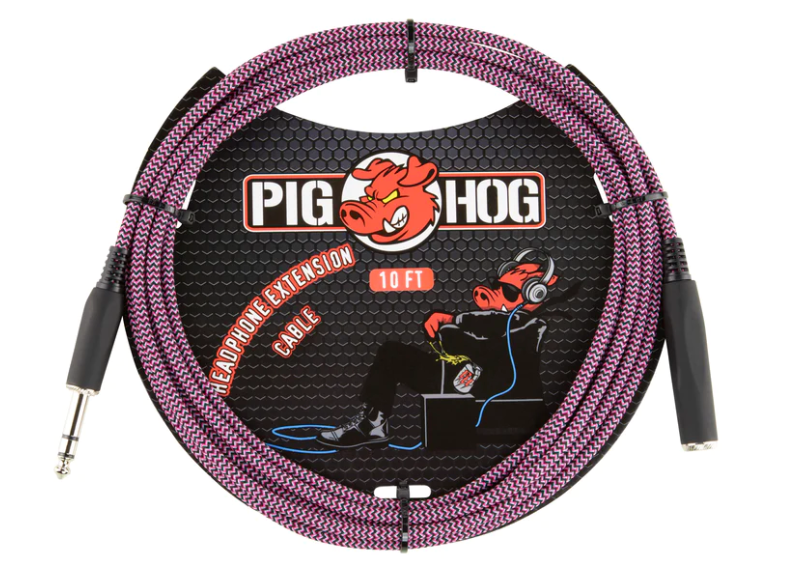 Pig Hog 1/4 Inch Headphone Extension Cable NLFX Professional