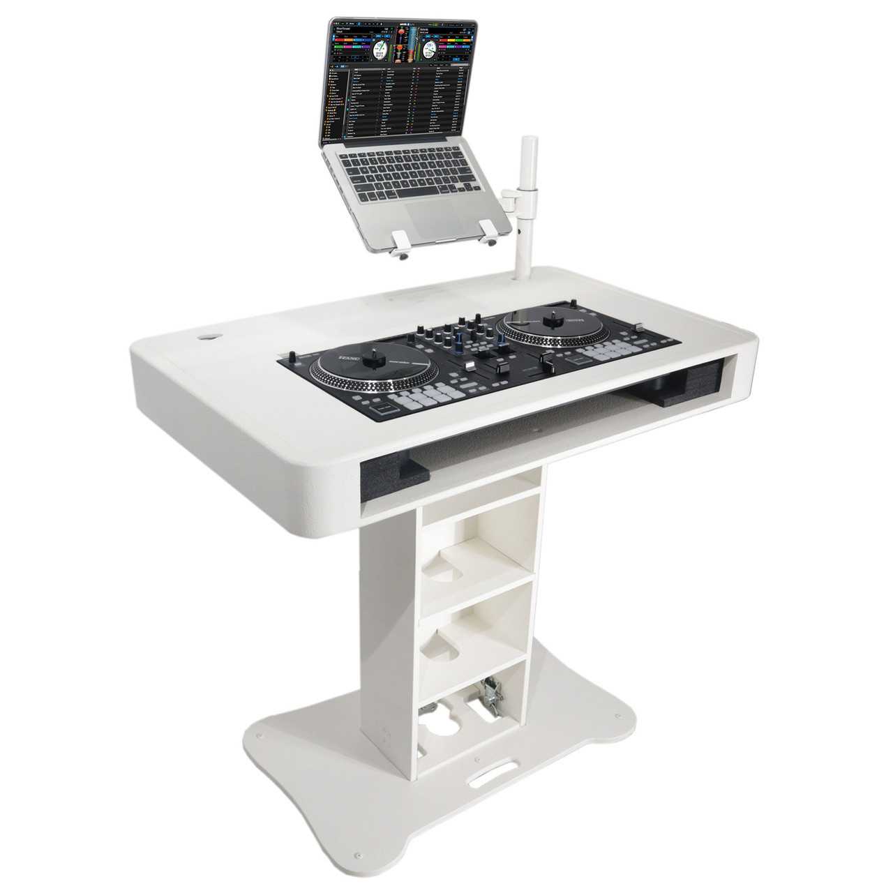 Control Tower DJ Stand w/ Laptop Stand, and Travel Cases for Pioneer  XDJ-XZ, DDJ-1000 SRT, RANE One, and SX3