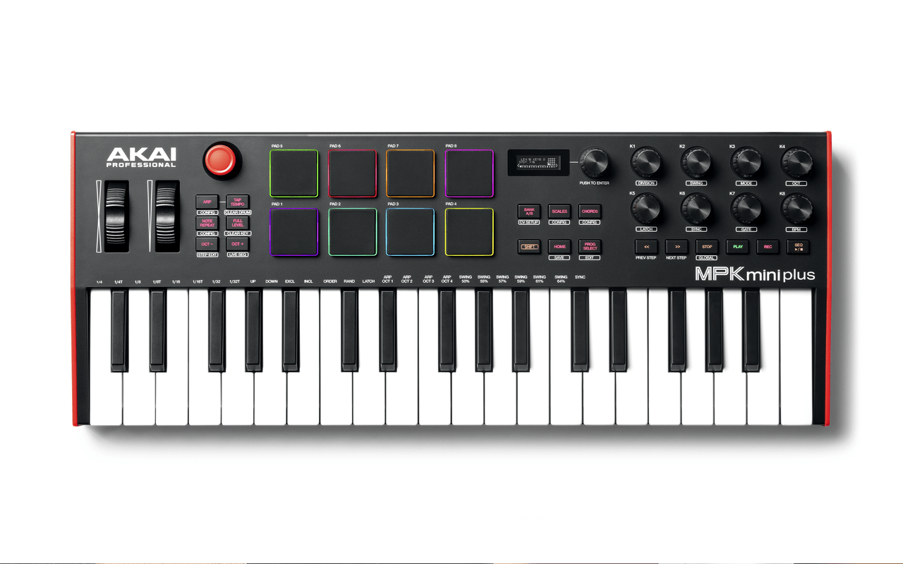DTM・DAW MPK Mini plus MPK Mini Plus 37-Key Compact Keyboard Controller | Akai Pro