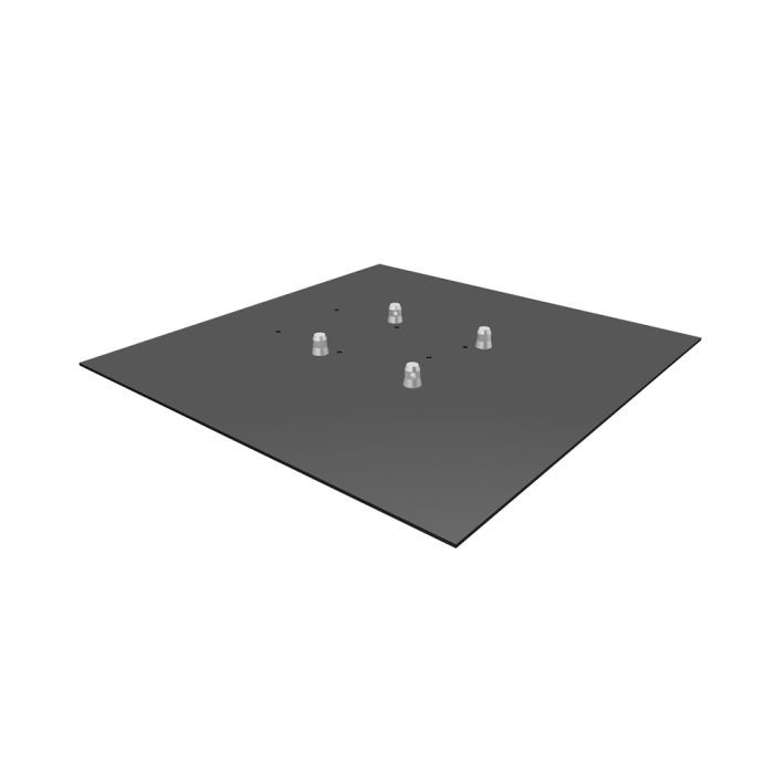 GlobalTruss 3X3 Square Steel Base Plate - NLFX Professional