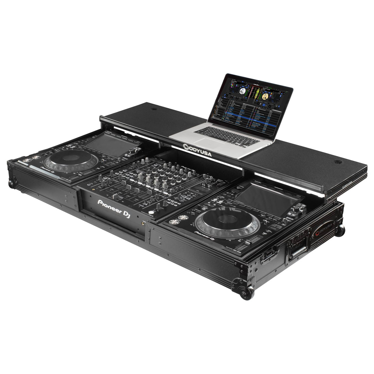 Odyssey Glide Style DJ Coffin Flight Case with Wheels for DJM-A9