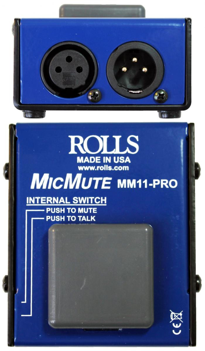 ROLLS MicMute MM11 ミュートスイッチ 3個セット MM11 Pro Switchable Mic Mute/Talk Professional Microphone Switch