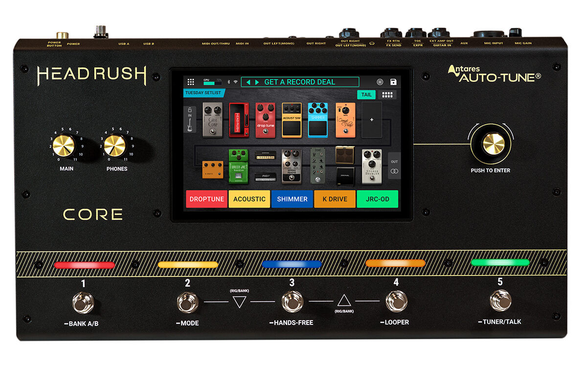 HeadRush Core | Guitar FX/Amp Modeler/Vocal Processor