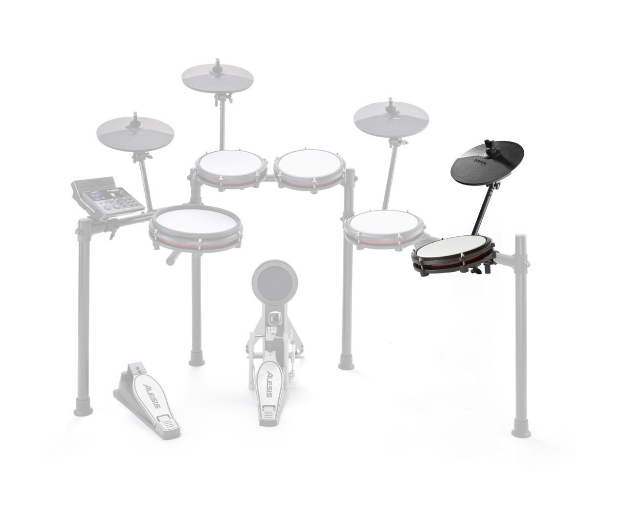 Alesis Nitro Mesh Expansion Pack | Drum and Cymbal Expansion For 