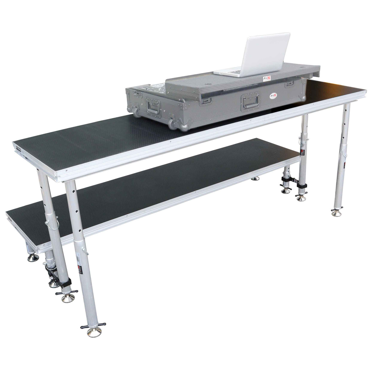 ProX StageQ 2' x 8' Single Stage Unit Height Adjustable from 28 to