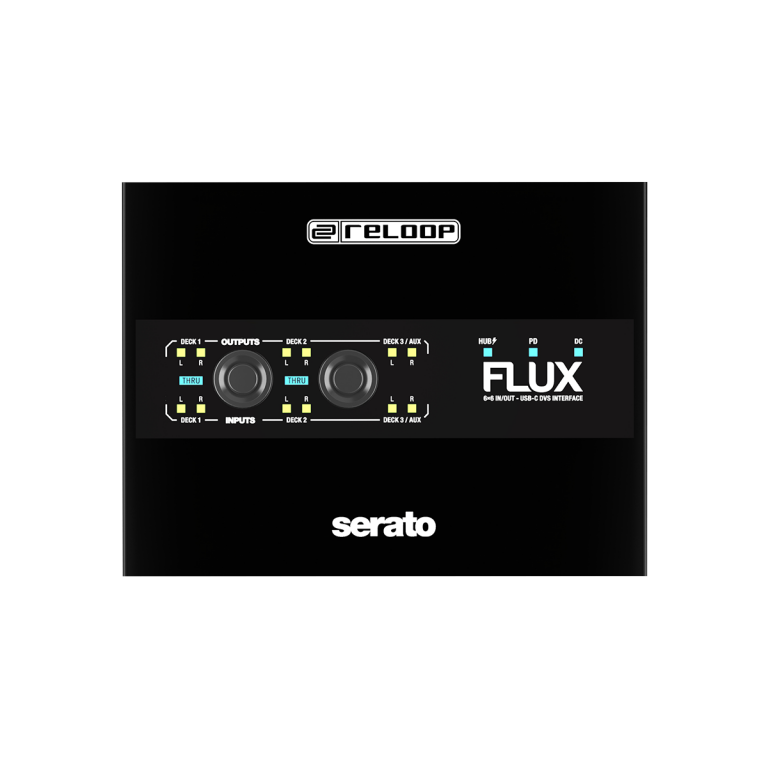 【新品未使用】RELOOP FLUX Serato DJ Pro【開封済み】 Reloop Flux | 6x6 IN/OUT USB-C DVS Interface for Serato DJ Pro