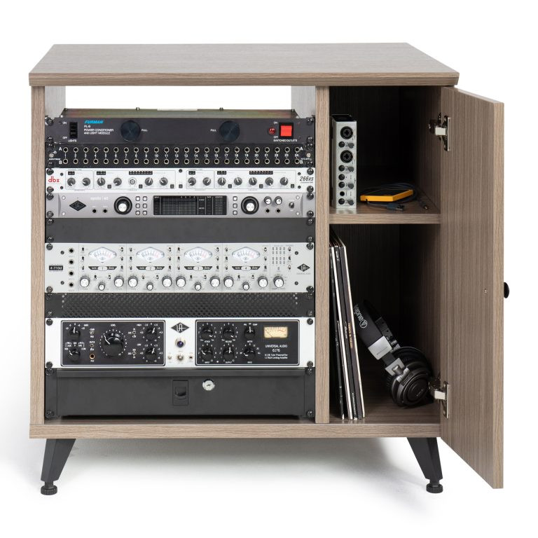 Server Rack Sidecar Gator Frameworks Elite Series Sidecar Rack Cabinet W/ Shelf