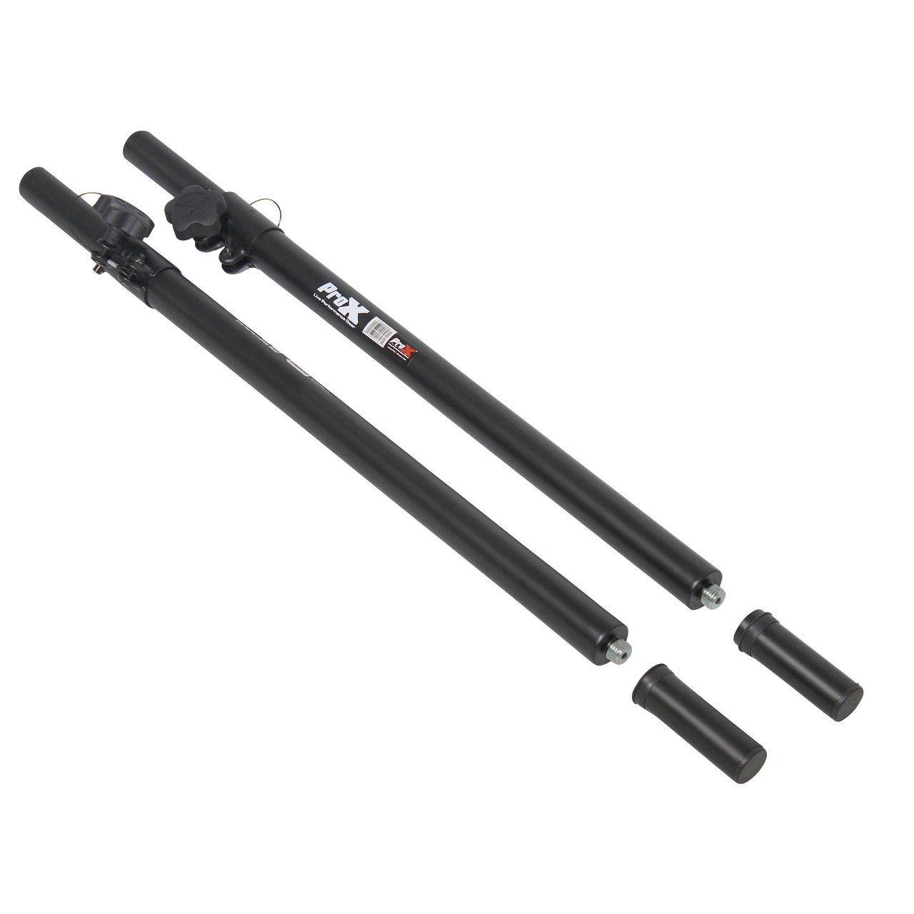ProX Set of 2 Deluxe 20 inch Speaker Subwoofer Pole M20 Threaded Mount ...