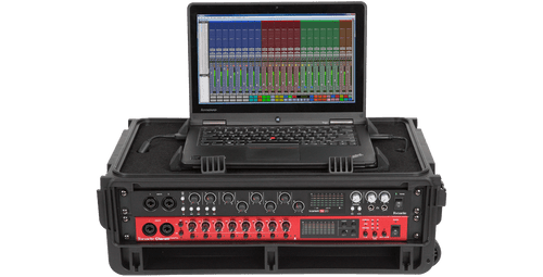 Injection Molded 2U Studio Flyer Rack Case