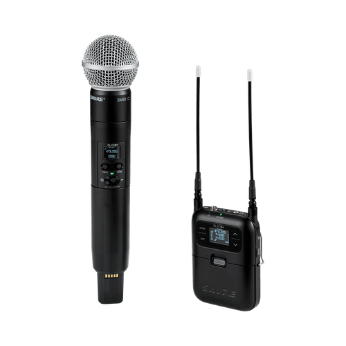SLXD25+/58 Portable Digital Wireless System with SM58® Cardioid Dynamic Microphone