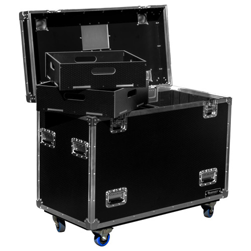 Odyssey Professional 45″ x 22″ x 30″ Black Hex Board Utility Tour Trunk Case with Caster Wheels
