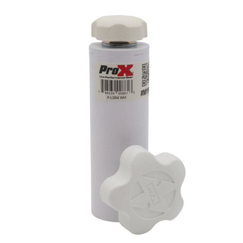 1 3/8" 35mm Universal Compact Single Stud Lighting M8 Mount for Most Speaker Stands White