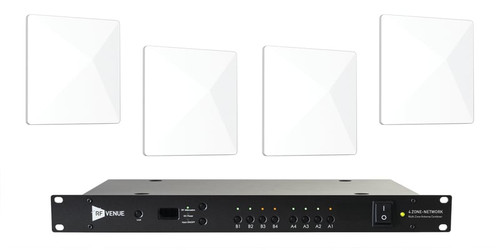 4ZONE-NET-DARC Wireless Mic Antenna Bundle with Network Control