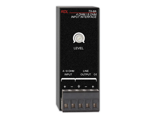 RDL TX-8A 4 and 8 Ohm Input Interface