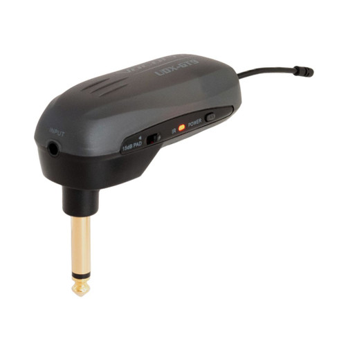 PROFESSIONAL DIGITAL PLL WIRELESS GUITAR TRANSMITTER WITH 90° ANGLE PLUG
