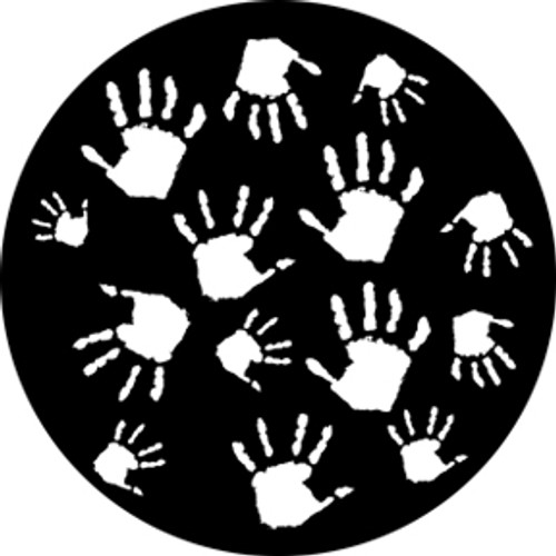 Rosco Handprints Stainless Steel Gobo 76514