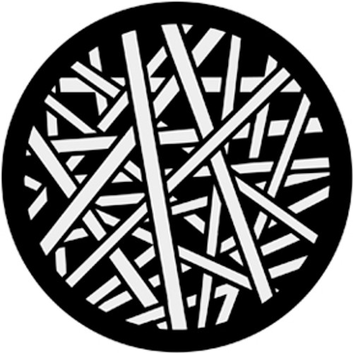 Rosco Cross Stripes Steel Gobo 71018