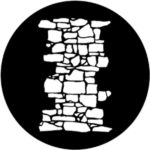 Rosco Dry Stone Wall 2 Steel Gobo 77951