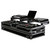 Universal 12″ Format DJ Mixer and Two Standard Position Turntables Flight Coffin Case with Full Glide Platform