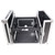 8U Vertical Rack Mount Flight Case with 10U Top for Mixer Combo Amp Rack