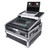 2U Rack Front and 10U Top Mixer Mobile DJ Combo ATA Flight Style Case with Laptop Shelf