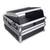 2U Rack Front and 10U Top Mixer Mobile DJ Combo ATA Flight Style Case with Laptop Shelf