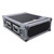 4U Space Amp Rack Mount ATA Style Flight Case 19 In. Depth