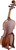 Violin/Ukulele Display Stand - rear view - violin on the stand