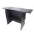 Transformer Flight Case Style Folding DJ Table and Workstation with Smooth Rolling Wheels