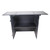Transformer Flight Case Style Folding DJ Table and Workstation with Smooth Rolling Wheels