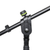 MS 4221 B Short Microphone Stand with Folding Tripod Base and 2-Point Adjustment Boom