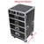Deluxe Six Drawer Workbox Tour Flight Case with Casters and Side Table