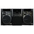 Low Profile 10″ Format DJ Mixer and Two Battle Position Turntables Flight Coffin Case with Wheels and Glide Platform