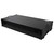Low Profile 10″ Format DJ Mixer and Two Battle Position Turntables Flight Coffin Case with Wheels and Glide Platform