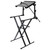Two Tier X-Stand with Mic Boom and Top Shelf