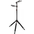 Double-Hanging Guitar Stand with Locking Legs and Height Adjustable Yokes