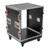 12U, Standard Audio Road Rack Case W/ Casters