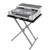 Utility Music Keyboard X Stand Table Top Add on for DJ Controller Flight Case Midi Controllers Laptop
